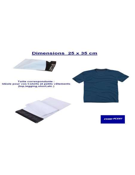 Enveloppes Plastiques Bleu Métalique 25 x 35 cm Adhésives et Opaques - 8944595119100 - Stockizi