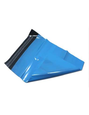 Enveloppes Plastiques Bleu Métalique 25 x 35 cm Adhésives et Opaques - 8944595119100 - Stockizi