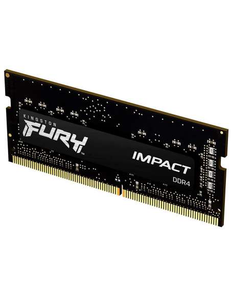 Kingston FURY Impact 16GB 3200MHz DDR4 CL20 Mémoire SODIMM d’ordinateur Portable KF432S20IB/16 - 0740617318395 - Stockizi