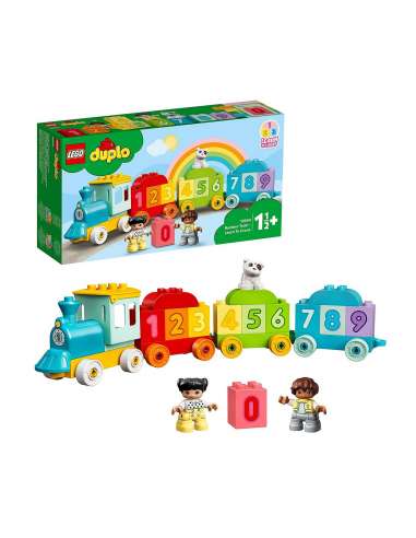 LEGO - Duplo - 10954 - Le Train des Chiffres - Jouet d’Apprentissage et d'Éveil avec Briques - 5702016911114 - Stockizi