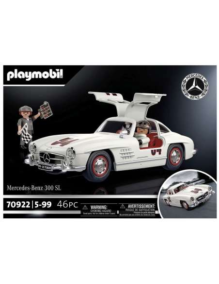 Playmobil - Classic Cars - 70922 - Mercedes-Benz 300 SL - Voiture Iconique - 4008789709226 - Stockizi