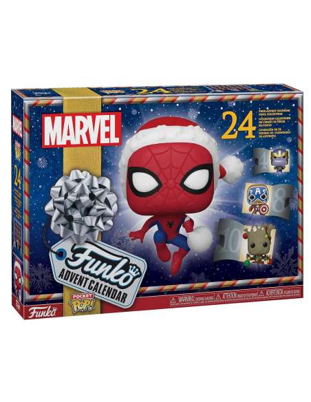 Funko Pop - Calendrier de l'Avent - Marvel Holiday - 24 Jours de Surprise Pocket Pop - Cadeau de Noël - 889698620932 - Stockizi